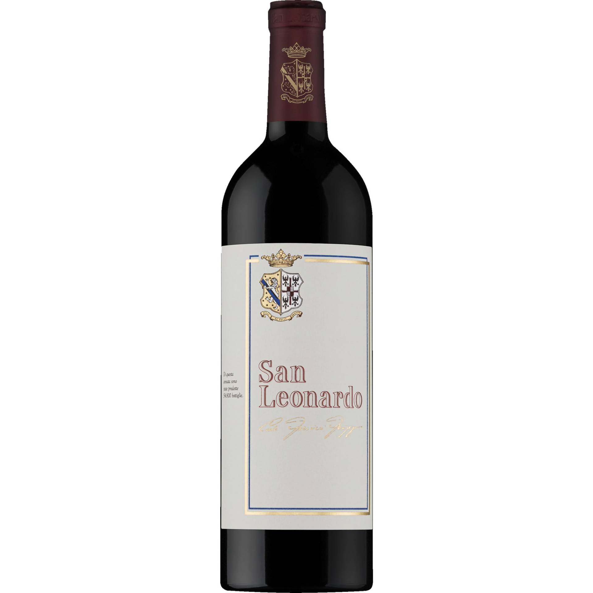 San Leonardo Rosso, Vigneti delle Dolomiti IGP, Vigneti delle Dolomiti, 2018, Rotwein San Leonardo Rosso, Vigneti delle Dolomiti IGP, Vigneti delle Dolomiti, 2018, Rotwein von Tenuta San Leonardo SRL,Avio, Localitá San Leonardo 1