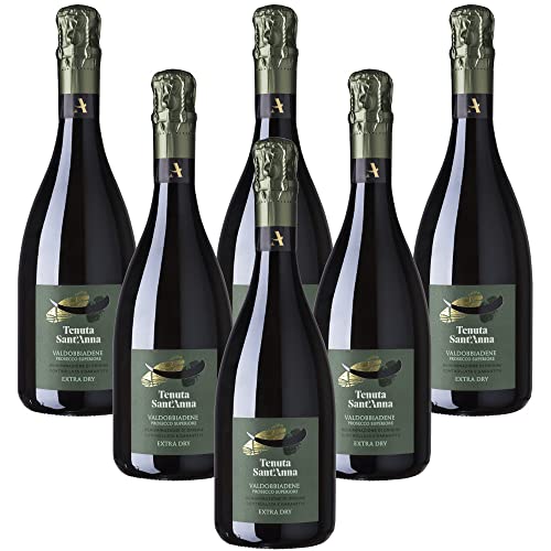 Prosecco Di Valdobbiadene Superiore Docg Extra Dry Tenuta Sant'Anna (6 Flaschen 75 cl.) von Tenuta Sant'Anna