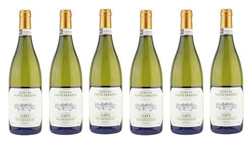 6x 0,75l - 2023er - Tenuta Santa Seraffa - Gavi di Gavi D.O.C.G. - Piemonte - Italien - Weißwein trocken 6x 0,75l - 2023er - Tenuta Santa Seraffa - Gavi di Gavi D.O.C.G. - Piemonte - Italien - Weißwein trocken von Tenuta Santa Seraffa