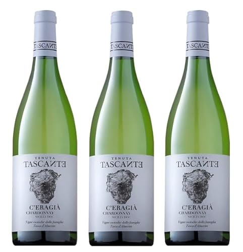 3x 0,75l - 2023er - Tasca d'Almerita - Tenuta Tascante - C'Eragià - Chardonnay - Sicilia D.O.P. - Sizilien - Italien - Weißwein trocken 3x 0,75l - 2023er - Tasca d'Almerita - Tenuta Tascante - C'Eragià - Chardonnay - Sicilia D.O.P. - Sizilien - Italien - Weißwein trocken von Tenuta Tascante