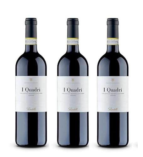 3x 0,75l - 2019er - Tenuta Vallocaia - I Quadri - Vino Nobile di Montepulciano D.O.C.G. - Toscana - Italien - Rotwein trocken 3x 0,75l - 2019er - Tenuta Vallocaia - I Quadri - Vino Nobile di Montepulciano D.O.C.G. - Toscana - Italien - Rotwein trocken von Tenuta Vallocaia