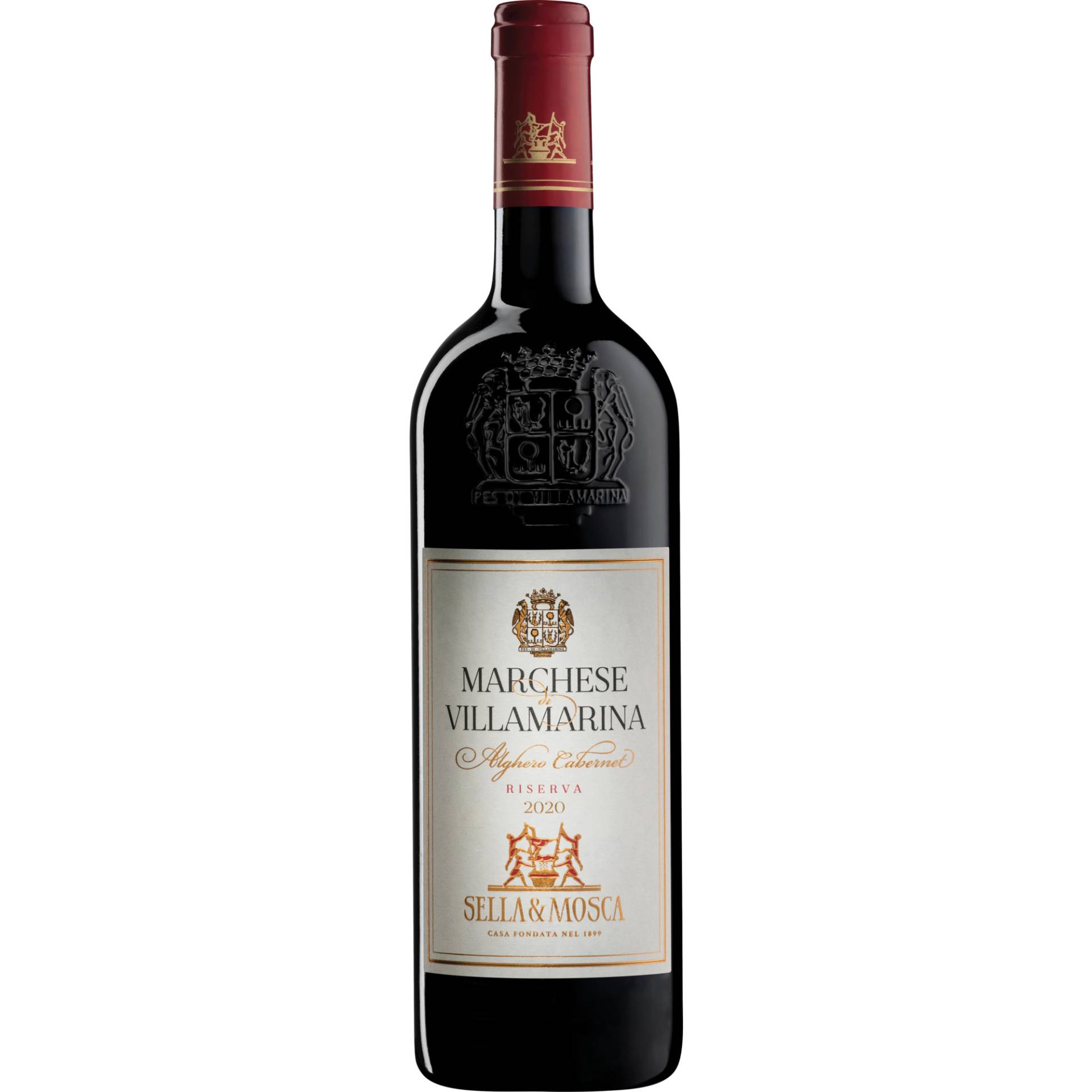 Marchese di Villamarina Riserva, Alghero DOC, Sardinien, 2020, Rotwein Marchese di Villamarina Riserva, Alghero DOC, Sardinien, 2020, Rotwein von Tenute Sella & Mosca S.r.l., IT-07041 Alghero