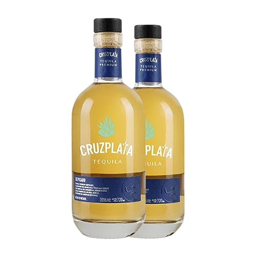 Tequila Cruzplata Reposado 70 cl (Schachtel mit 2 Flaschen von 70 cl)