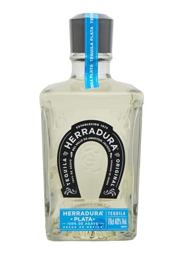 Tequila Herradura Plata - Ultra Premium Tequila - Geschenkempfehlung - Fruchtige Süße trifft auf die würzigen Aromen einer 45-tägigen Fassreifung - 0.7L/40 Prozent Vol von Herradura
