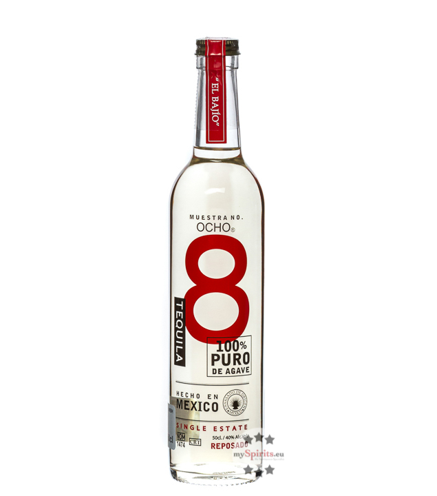 Tequila Ocho Reposado (40 % Vol., 0,5 Liter) von Tequila Ocho