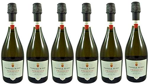 Spumante Prosecco Brut V.S.Q. von Teresa Rizzi im Sparpack (6x0,75l), trockener Spumante aus Venetien von Teresa Rizzi