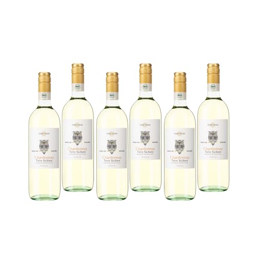Bio-Chardonnay Terre Siciliane IGT "TerrAmore" Weißwein Sizilien trocken (6 x 0.75l) von TerrAmore