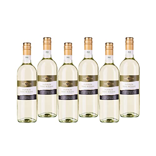 Bio-Inzolia Terre Siciliane IGT "TerrAmore" Weißwein Sizilien trocken (6 x 0.75l) von TerrAmore
