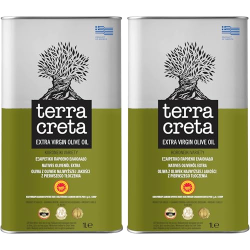 Terra Creta g.U. - Extra natives Olivenöl aus Kolymvari (2 x 1 l Kanister) von Terra Creta