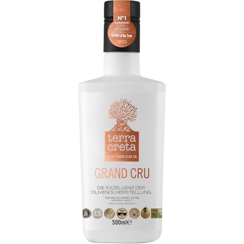 Terra Creta Grand Cru - Preisgekröntes Extra Natives Olivenöl (500 ml) von Terra Creta