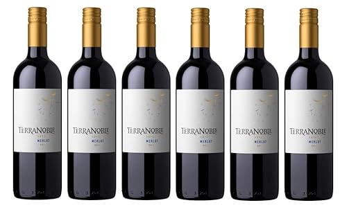 6x 0,75l - 2023er - Terra Noble Winery - Estate - Merlot - Valle Central W.O. - Chile - Rotwein trocken 6x 0,75l - 2023er - Terra Noble Winery - Estate - Merlot - Valle Central W.O. - Chile - Rotwein trocken von Terra Noble Winery