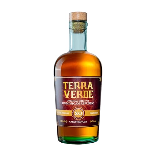 Terra Verde XO CASK Strength | Kraftvolle Original Dominikanische süße Spirituose auf Rum basis mit Noten von dunkler Schokolade, Toffee, Karamell | In Bourbonfässern gereift | 700 ml – 40% Terra Verde XO CASK Strength | Kraftvolle Original Dominikanische süße Spirituose auf Rum basis mit Noten von dunkler Schokolade, Toffee, Karamell | In Bourbonfässern gereift | 700 ml – 40% von Terra Verde