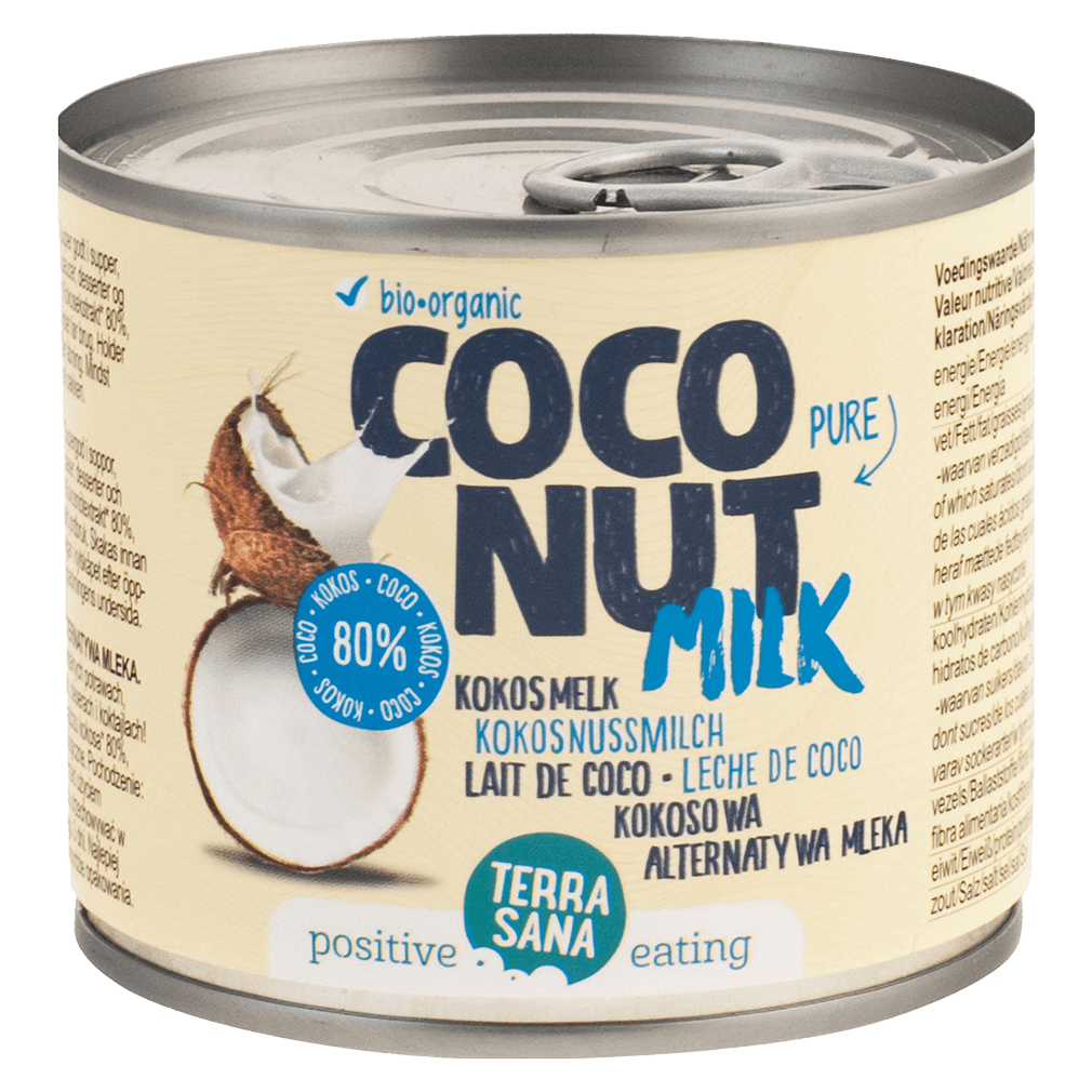 Bio Kokosmilch, 80% Kokos Bio Kokosmilch, 80% Kokos von TerraSana