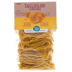 Hartweizen-Tagliolini mit Kurkuma von TerraSana