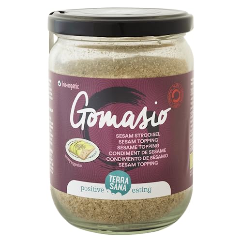 TerraSana Bio Gomasio: Das Must-Have Würzmittel für die japanische Küche - Sesam-Salz mit Meersalz von TerraSana