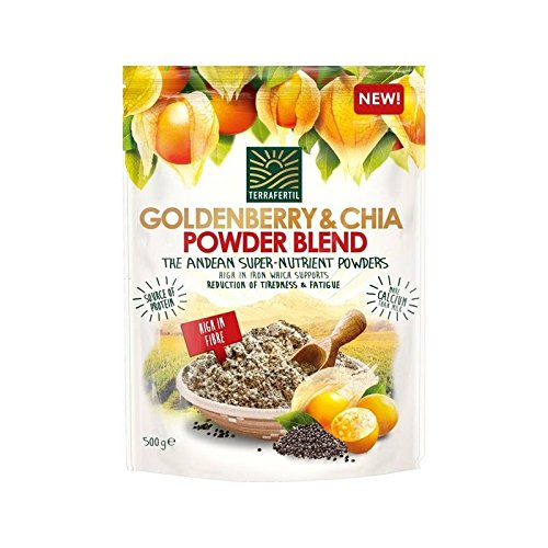 Terrafertil Golden & Chia Pulvermischung 500G - Packung mit 4 von Terrafertil