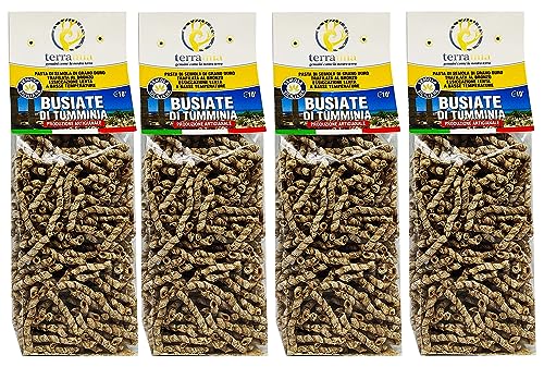 Sizilianischer Hartweizengrieß Tumminia Busiata 4 Beutel x 500 g. Bronze gezogen Sizilianischer Hartweizengrieß Tumminia Busiata 4 Beutel x 500 g. Bronze gezogen von Terramia