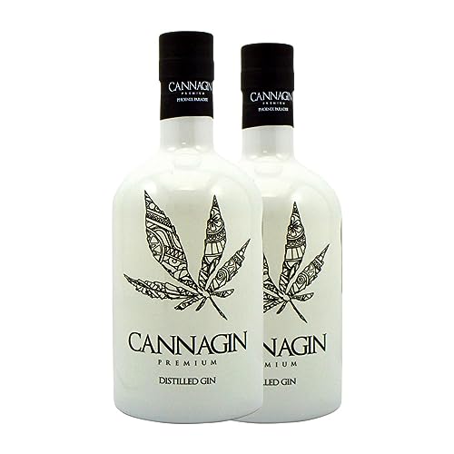 Gin Terraplanet Cannagin Premium Gin 70 cl (Schachtel mit 2 Flaschen von 70 cl) von Terraplanet del Sur