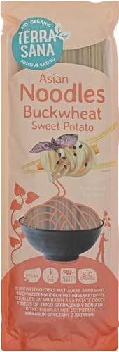 Buchweizennudeln mit Süsskartoffeln 12 x 250 gr Buchweizennudeln mit Süsskartoffeln 12 x 250 gr von Terrasana
