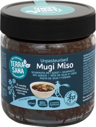 Terrasana Bio Mugi Miso unpasteurisiert (6 x 350 gr) von Terrasana