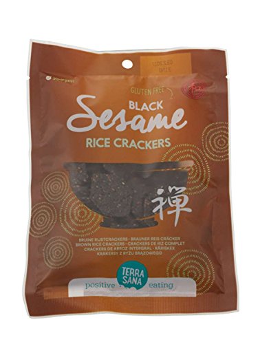 Terrasana Black Sesame Rice Crackers - Bio - 60g von Terrasana