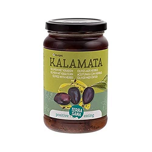 Terrasana Kalamata-Oliven in Kräuter Öl - 345g von Terrasana