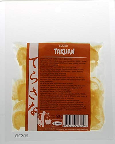 Terrasana Slices Takuan daikonradijs pickled - 50g von Terrasana