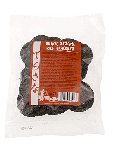 Terrasana schwarze Sesam brauner Reis-Cracker-75 g von Terrasana
