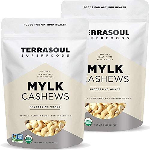 Terrasoul Superfoods Bio-Cashews, Mylk-Qualität, 1,8 kg von Terrasoul Superfoods