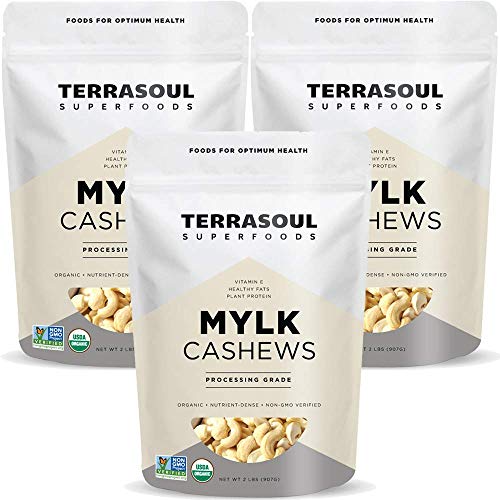 Terrasoul Superfoods Bio-Cashews, Mylk-Qualität, 2,7 kg von Terrasoul Superfoods