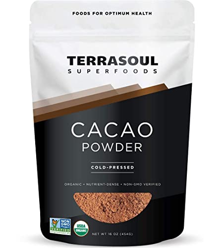 Terrasoul Superfoods Raw Bio Kakaopulver, 0,9 kg (2 Stück) – Raw | Keto | Vegan von Terrasoul Superfoods