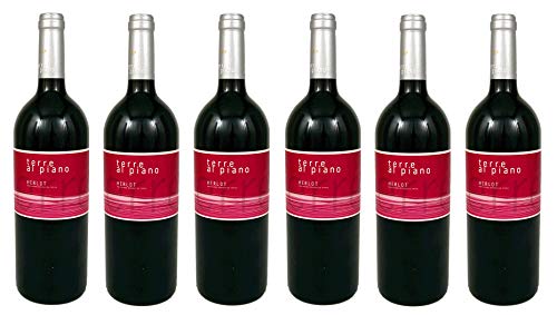 6x 0,75l - 2021er - Terre al Piano - Merlot - Veneto I.G.P. - Italien - Rotwein trocken 6x 0,75l - 2021er - Terre al Piano - Merlot - Veneto I.G.P. - Italien - Rotwein trocken von Terre al Piano