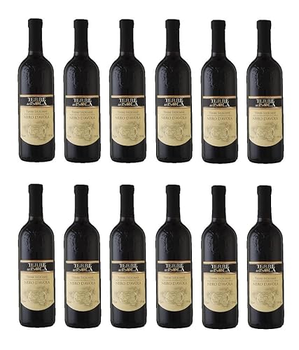 12x 0,75l - Terre dell'Isola - Nero d'Avola - Sizilien - Italien - Rotwein trocken von Terre dell'Isola