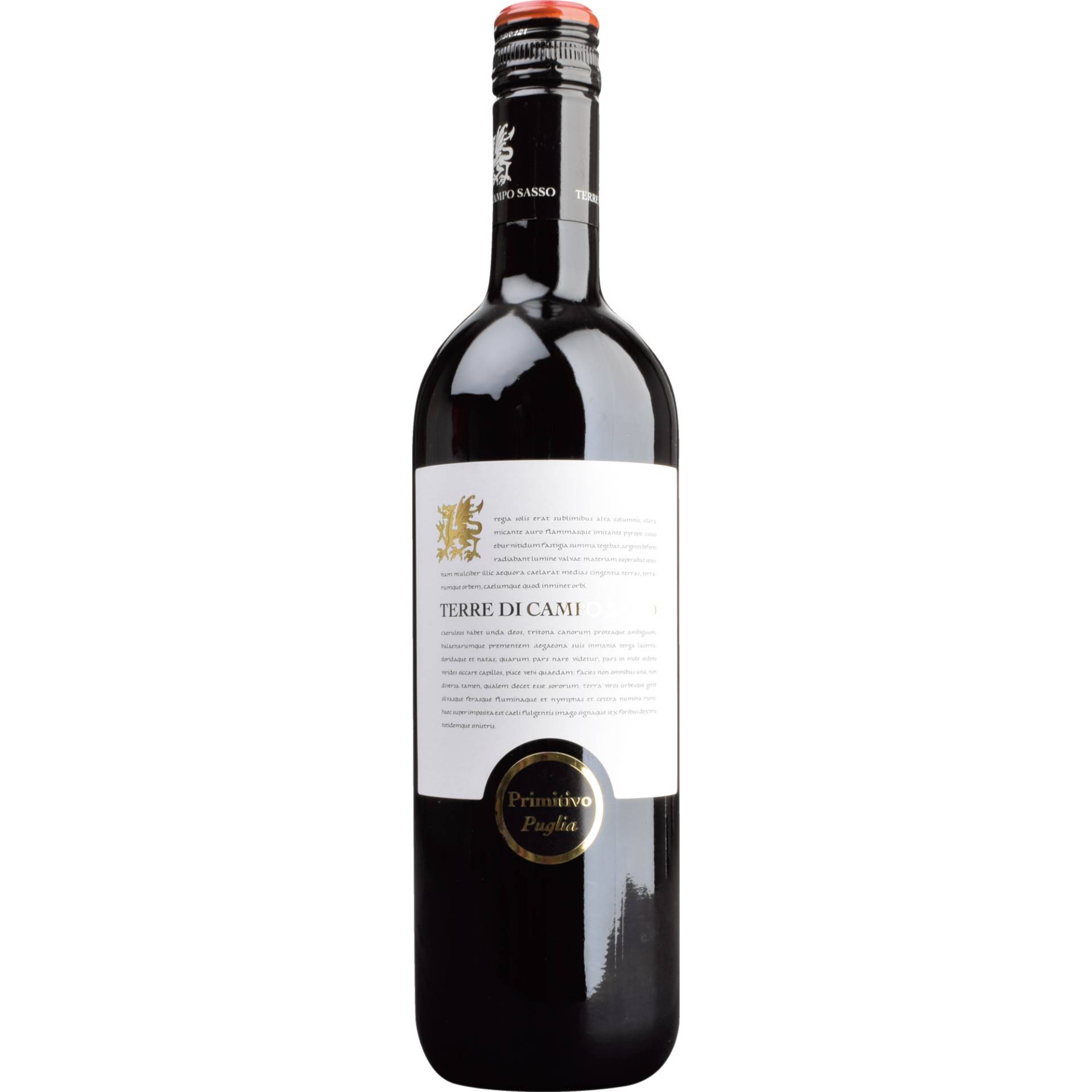 Terre di Campo Sasso Primitivo, Puglia IGP, Apulien, 2021, Rotwein von Terre di Campo Sasso, Bruneck - Italien (Apulien)