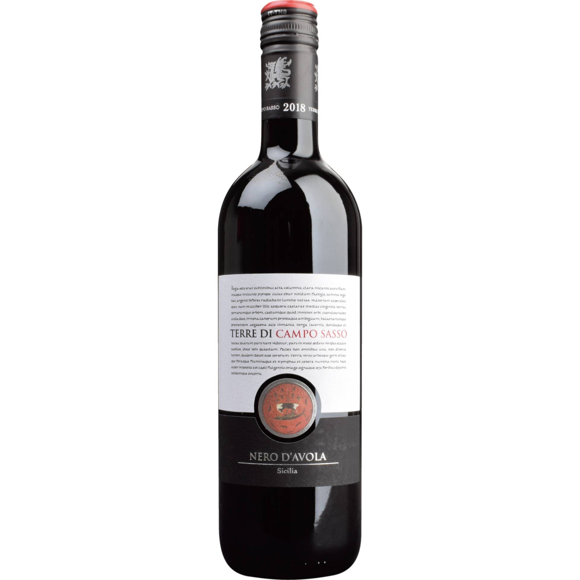 Terre di Campo Sasso Nero d'Avola, Sicilia DOC, Sizilien, 2023, Rotwein von Terre di Campo Sasso, Bruneck - Italien (Sizilien)