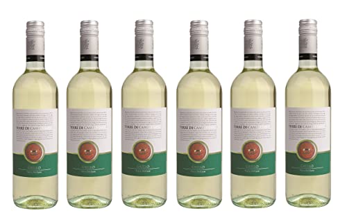 6x 0,75l - 2023er - Terre di Campo Sasso - Grillo - Sicilia D.O.P. - Sizilien - Italien - Weißwein trocken 6x 0,75l - 2023er - Terre di Campo Sasso - Grillo - Sicilia D.O.P. - Sizilien - Italien - Weißwein trocken von Terre di Campo Sasso