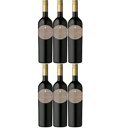 Terre di Montelusa Primitivo Puglia Rotwein veganer Wein trocken IGT Italien (6 Flaschen) von Terre di Montelusa