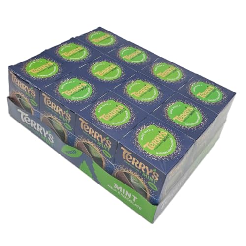Terrys Großhandelskiste mit Schokoladenminze. In der traditionellen Schokoladenorangenform. Terrys Großhandelskiste mit Schokoladenminze. In der traditionellen Schokoladenorangenform. von Terry's