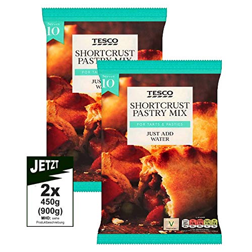 TESCO Short crust Pastry Mix 2x450g (900g) - Backmischung für Mürbeteig von Tesco