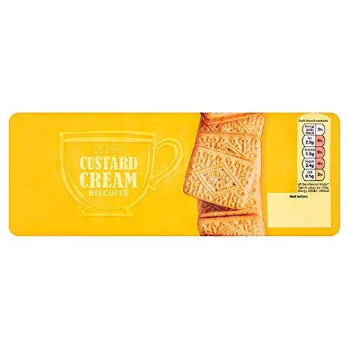 Tesco Custard Creme-Kekse, 400 g, 3 Stück von Tesco