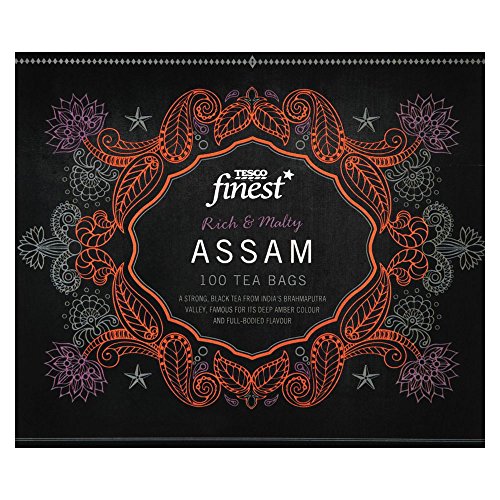 Tesco Finest Assam Tea 100 Beuteln 250g, feinster Assam Blatt Tee. von Tesco