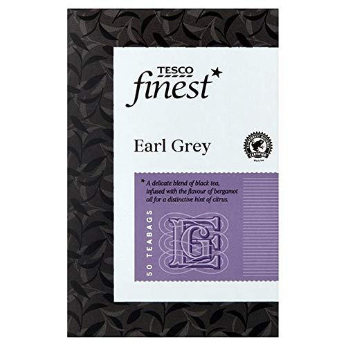 Tesco Finest Earl Grey 50 Teebeutel 125g, Schwarztee von Tesco