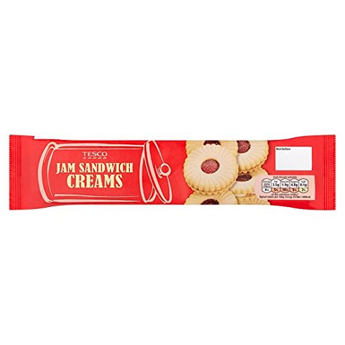 Tesco Jam Sandwich Creams Biscuit 150 g von Tesco
