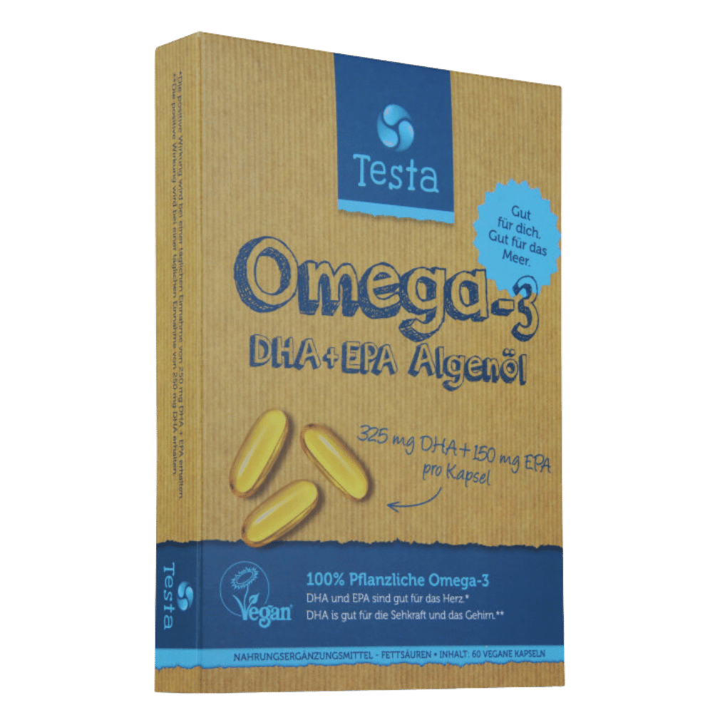 Algenöl Omega-3 DHA + EPA Kapseln von Testa