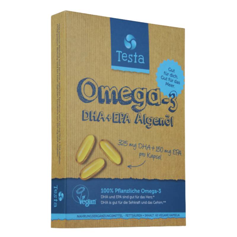 Algenöl Omega-3 DHA + EPA Kapseln von Testa