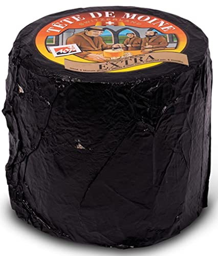 Extra Tete de Moine min. 6 MONATE GEREIFT "du Patron" AOP Orig. Schweizer Mönchkopf Käse Ganzer Laib ca. 800 g Extra Tete de Moine min. 6 MONATE GEREIFT "du Patron" AOP Orig. Schweizer Mönchkopf Käse Ganzer Laib ca. 800 g von Tete de Moine
