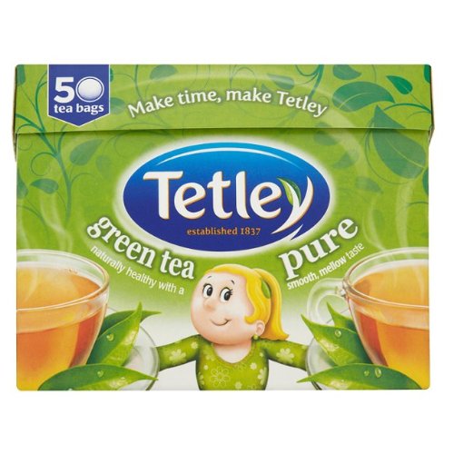 Tetley Pure Green Tea Bags 4x50 pro Packung von Tetley Tea