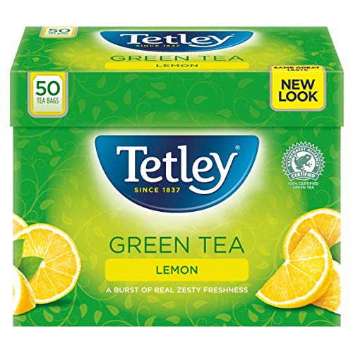 Tetley Green Tea Lemon 50 Btl. 100g - grüner Tee mit Zitronengeschmack Tetley Green Tea Lemon 50 Btl. 100g - grüner Tee mit Zitronengeschmack von Tetley