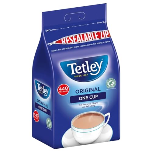 Tetley ORIGINAL Black Tea (KEIN ONECUP) 420 Teabags 1310g - mehr Tee im Teebeutel! von Tetley