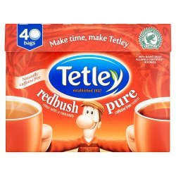 Tetley Redbush Teebeutel, 100 g, 40 Teebeutel von Tetley